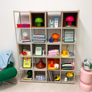 Bibliothèque 5 niveaux en métal - ELIE