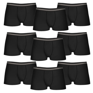 Pack 9 calzoncillos MARGINAL en color negro para hombre