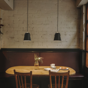 LEDS C4 Napa Small - Lámpara Colgante de Techo E27 Acero Negro