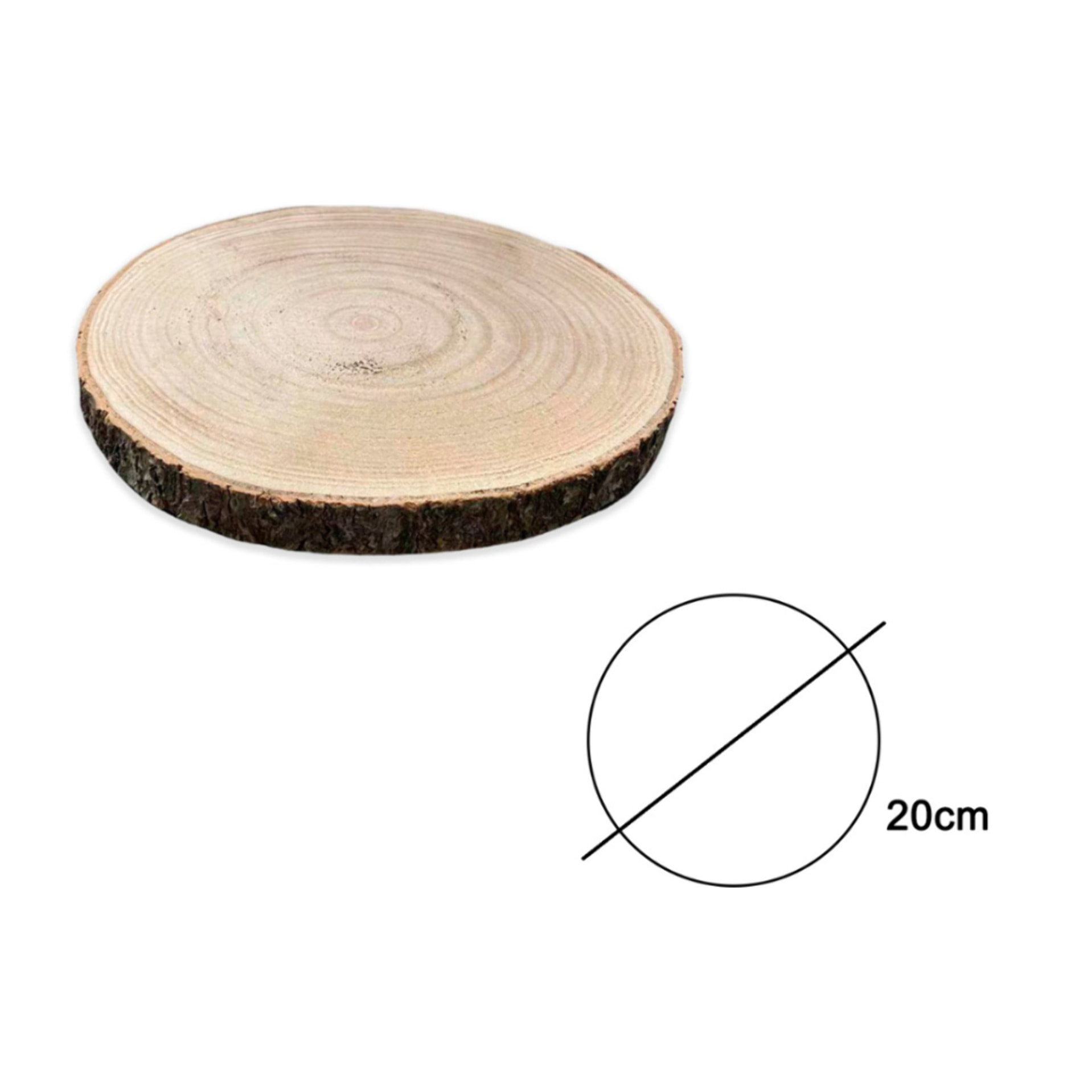Disco Legno Sottopiatto Sottobicchiere Bois