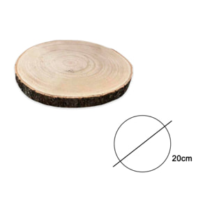 Disco Legno Sottopiatto Sottobicchiere Bois