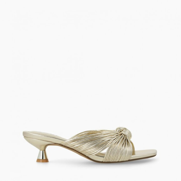 SANDALIAS DORADAS A-DENIA