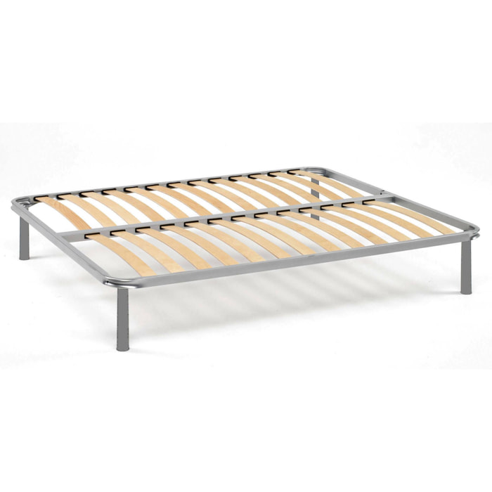 Rete letto piazza e mezza Dperi, Rete ortopedica in multistrato di betulla a 14 doghe, 100% Made in Italy, cm 120x200h 34