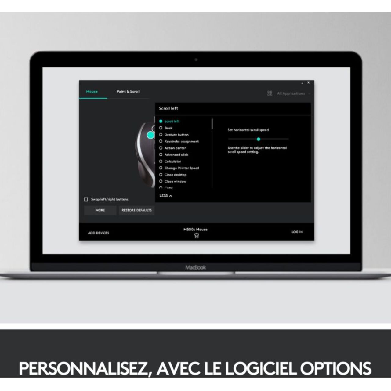 Souris filaire LOGITECH M500s Advanced Corded Mouse
