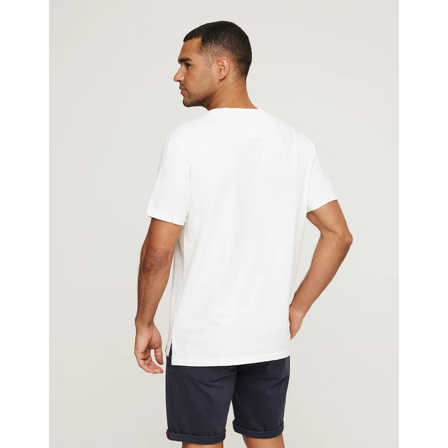 Camiseta Manga Corta Blanco - Button