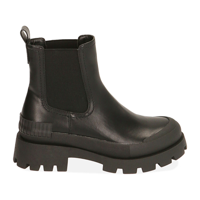 Botas Chelsea gruesas negras