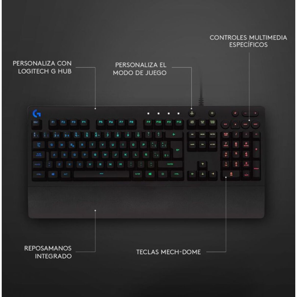 Clavier gamer LOGITECH G213 Prodigy