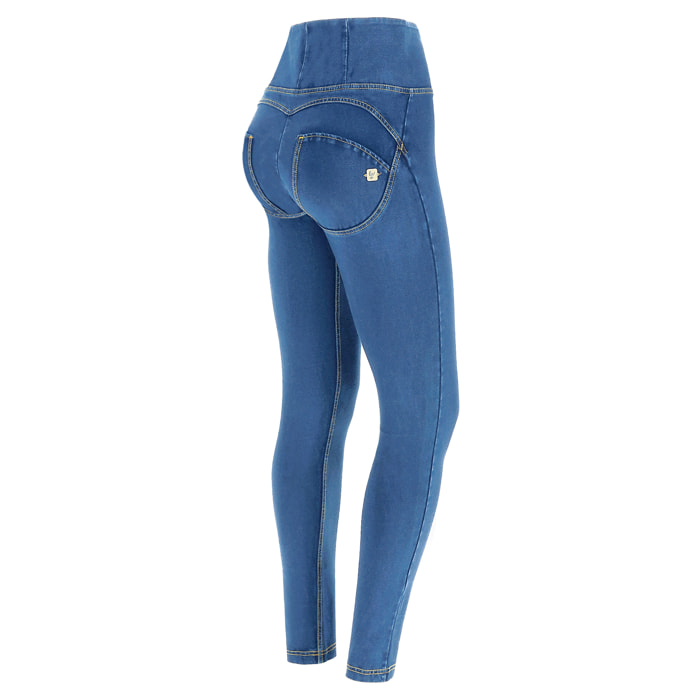 Jeggings push up WR.UP® skinny vita alta tessuto organico