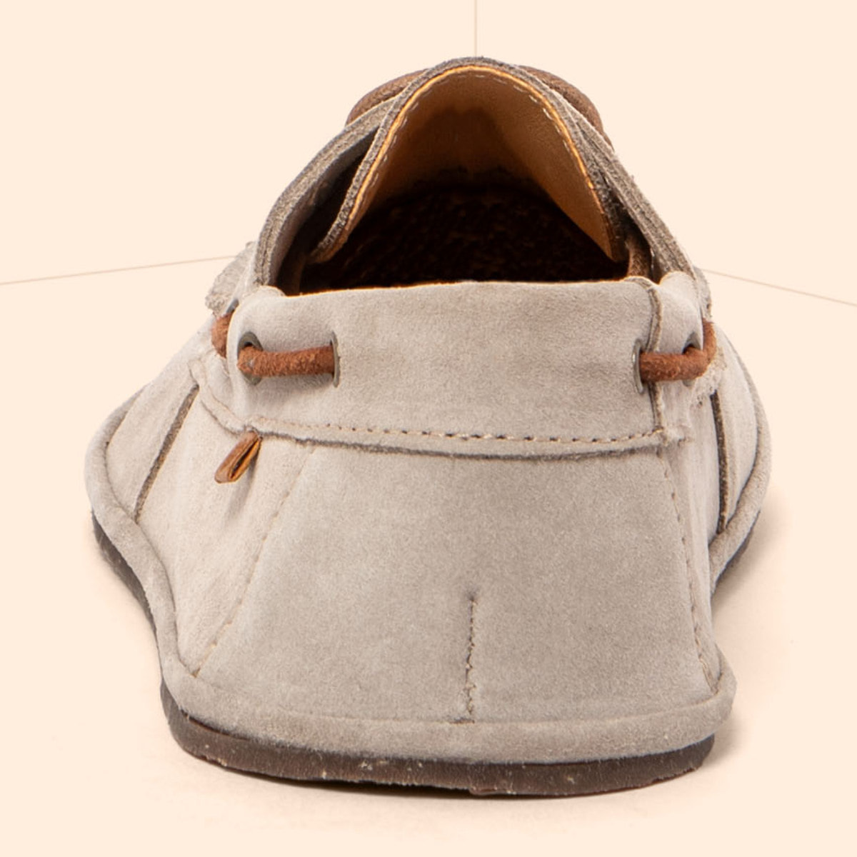 Zapatos N5675 SILK SUEDE TAUPE/ BARE color Taupe