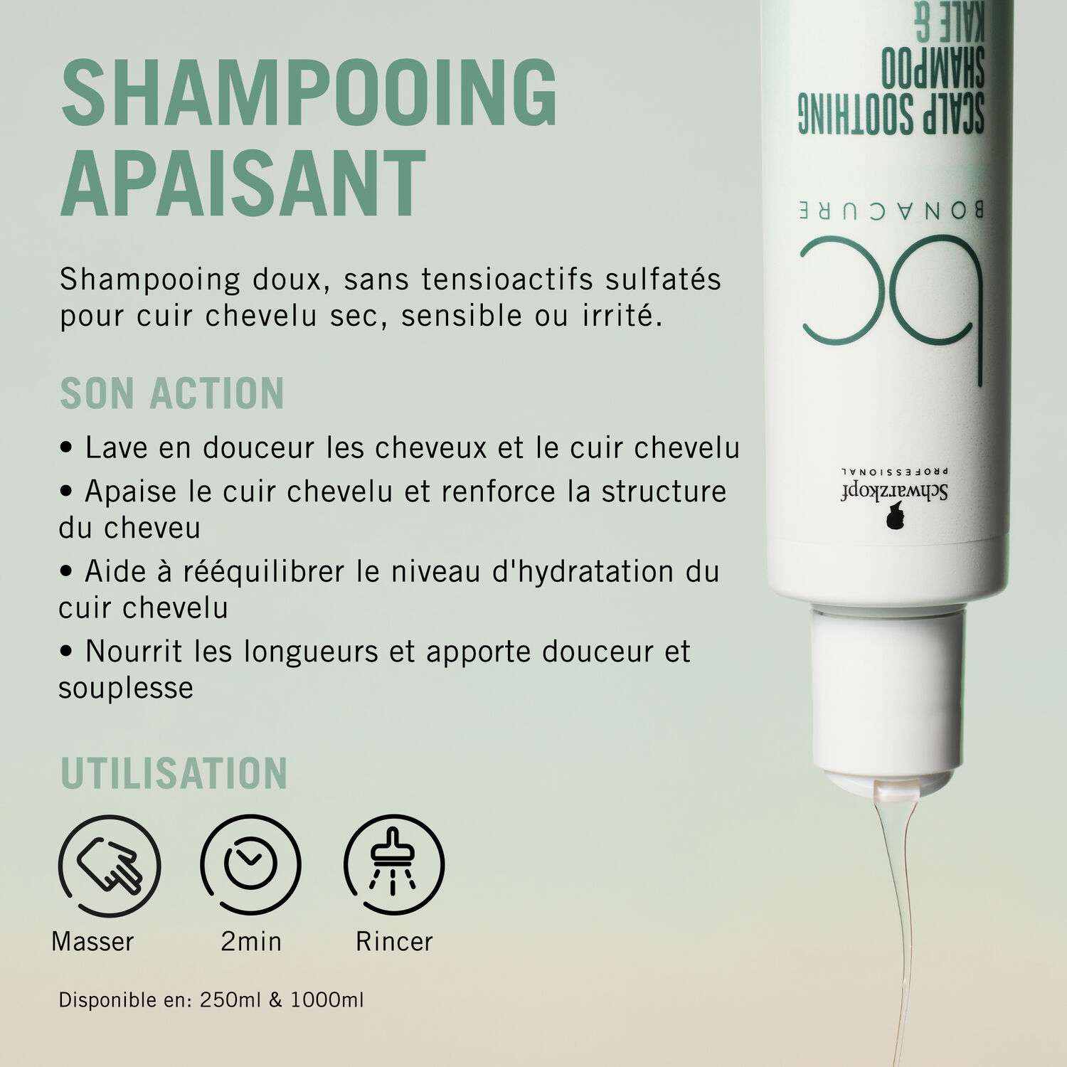 BC Bonacure Scalp - Shampooing Apaisant