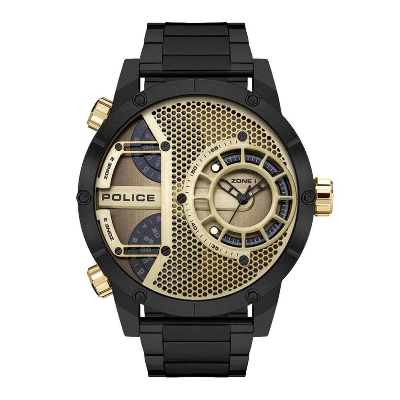 Reloj Police PEWJG2118103 Hombre Analogico Cuarzo con Correa de Acero inoxidable