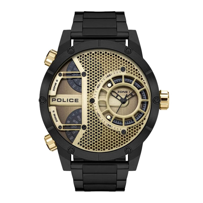Reloj Police PEWJG2118103 Hombre Analogico Cuarzo con Correa de Acero inoxidable
