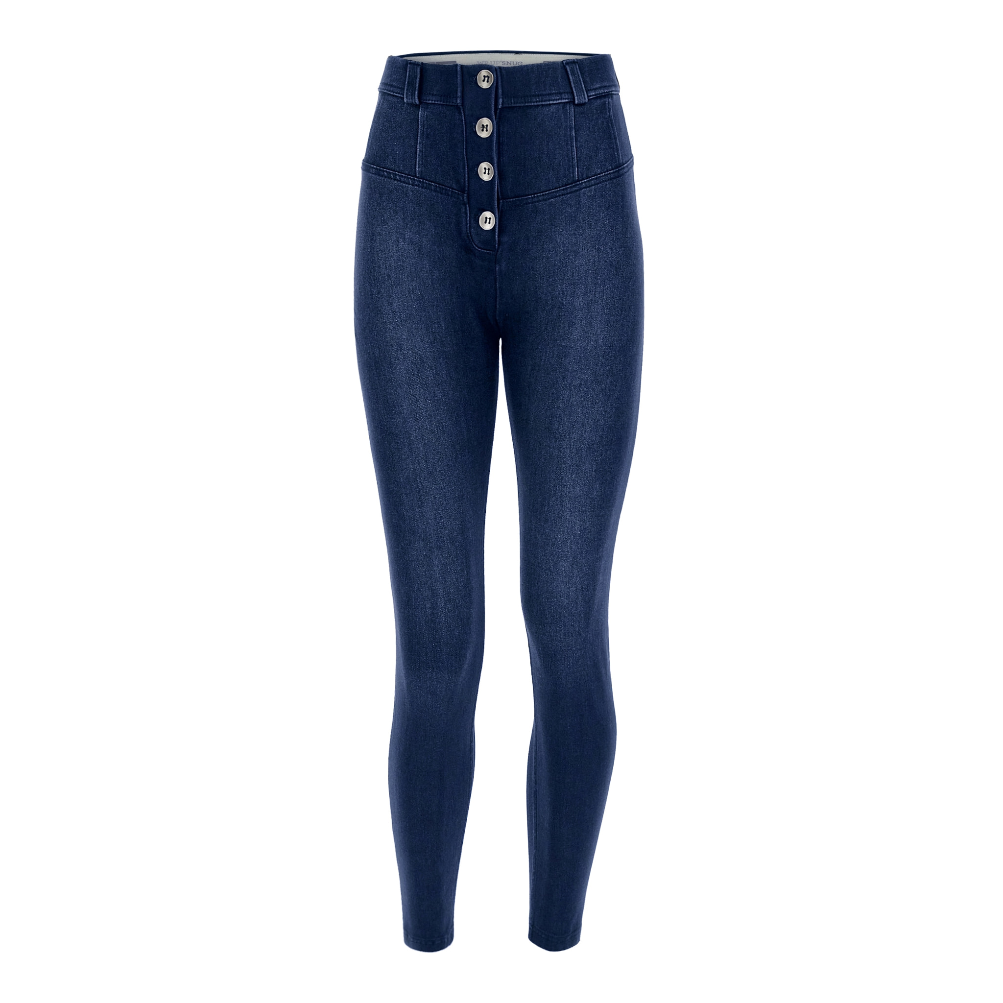 Jeans WR.UP® in navetta con vita altissima stile bustier