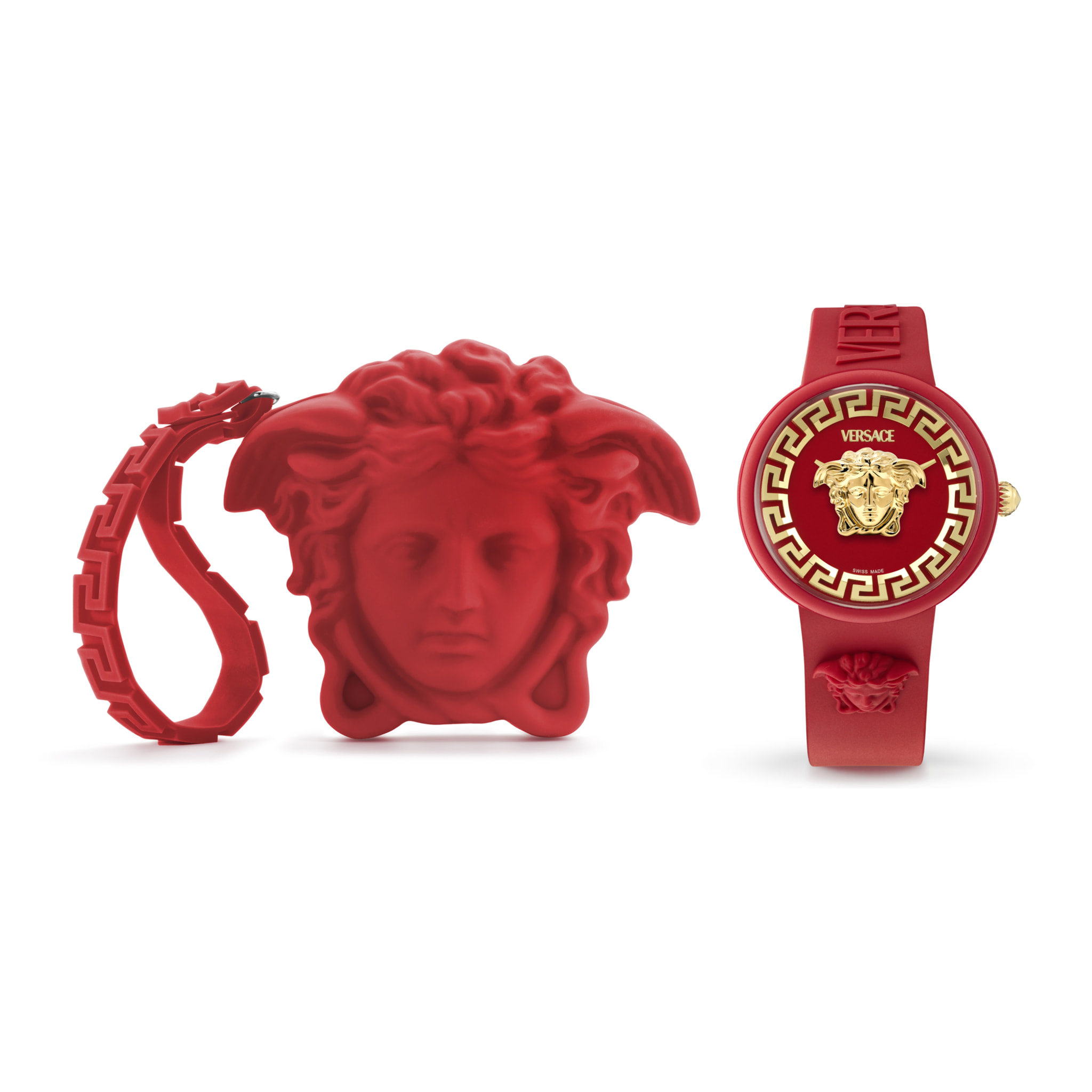 Versace Quartz 2 Hands Watch Iconic.medusa Pop (Wc-8J)