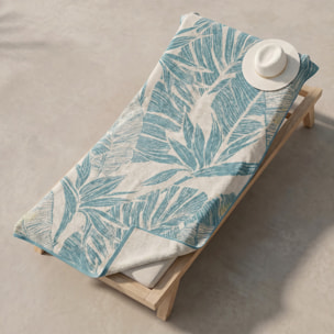 Telo mare in spugna, 90x165 cm, 100% cotone egiziano, morbido e super assorbente, asciugamano spiaggia grande ad asciugatura rapida, fantasia colorata resistente ai lavaggi, ideale per mare piscina vacanze e viaggio