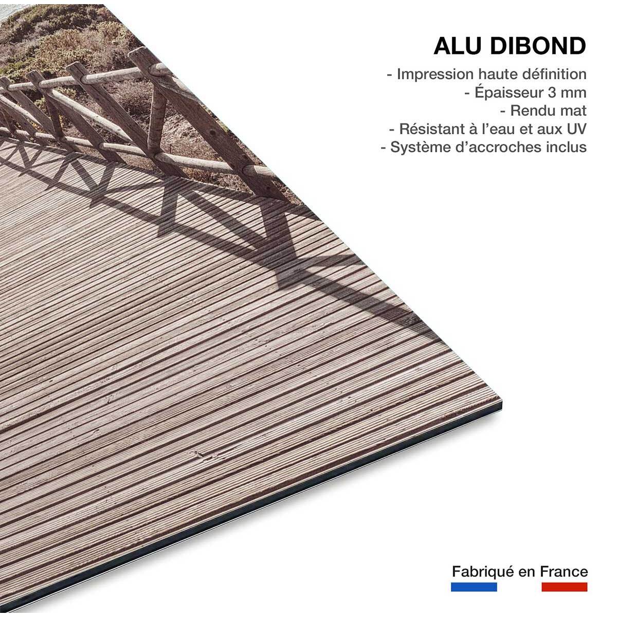 Tableau mer le chemin de la mer  Tableau alu Dibond