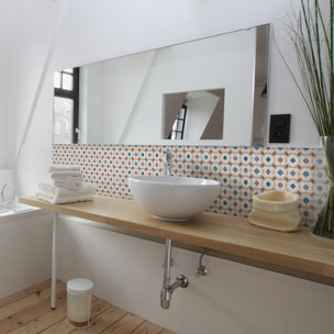 Stickers muraux - Sticker Mural Carrelage adhésif Cuisine Salle de Bain - 24 STICKERS CARRELAGES AZULEJOS GOSTOSO