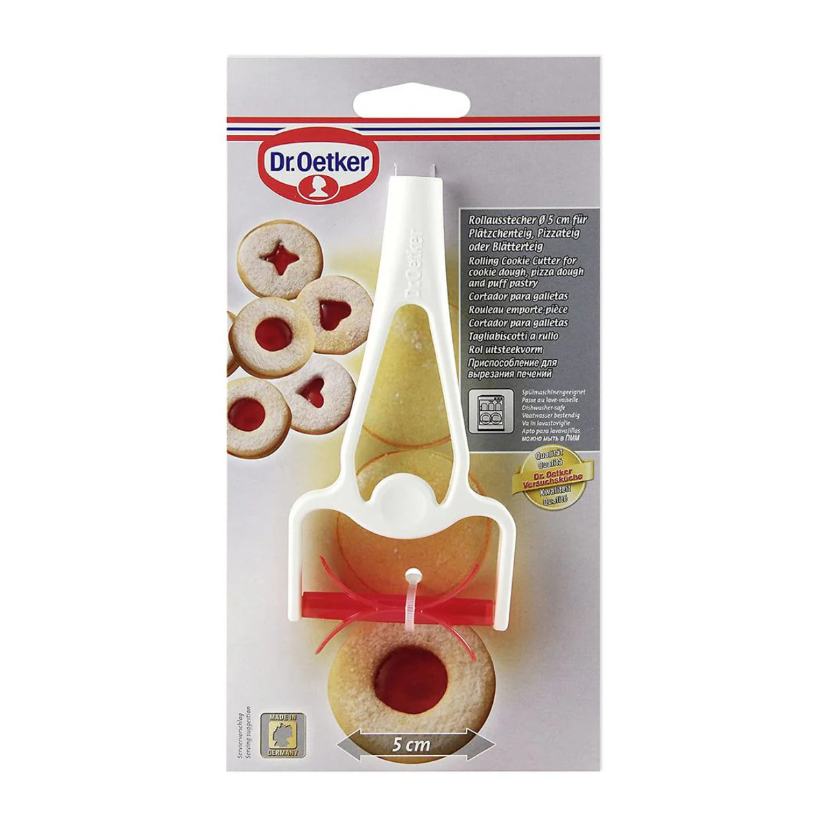 Rouleau découpe pâte 14 cm Dr.Oetker Baker Edition