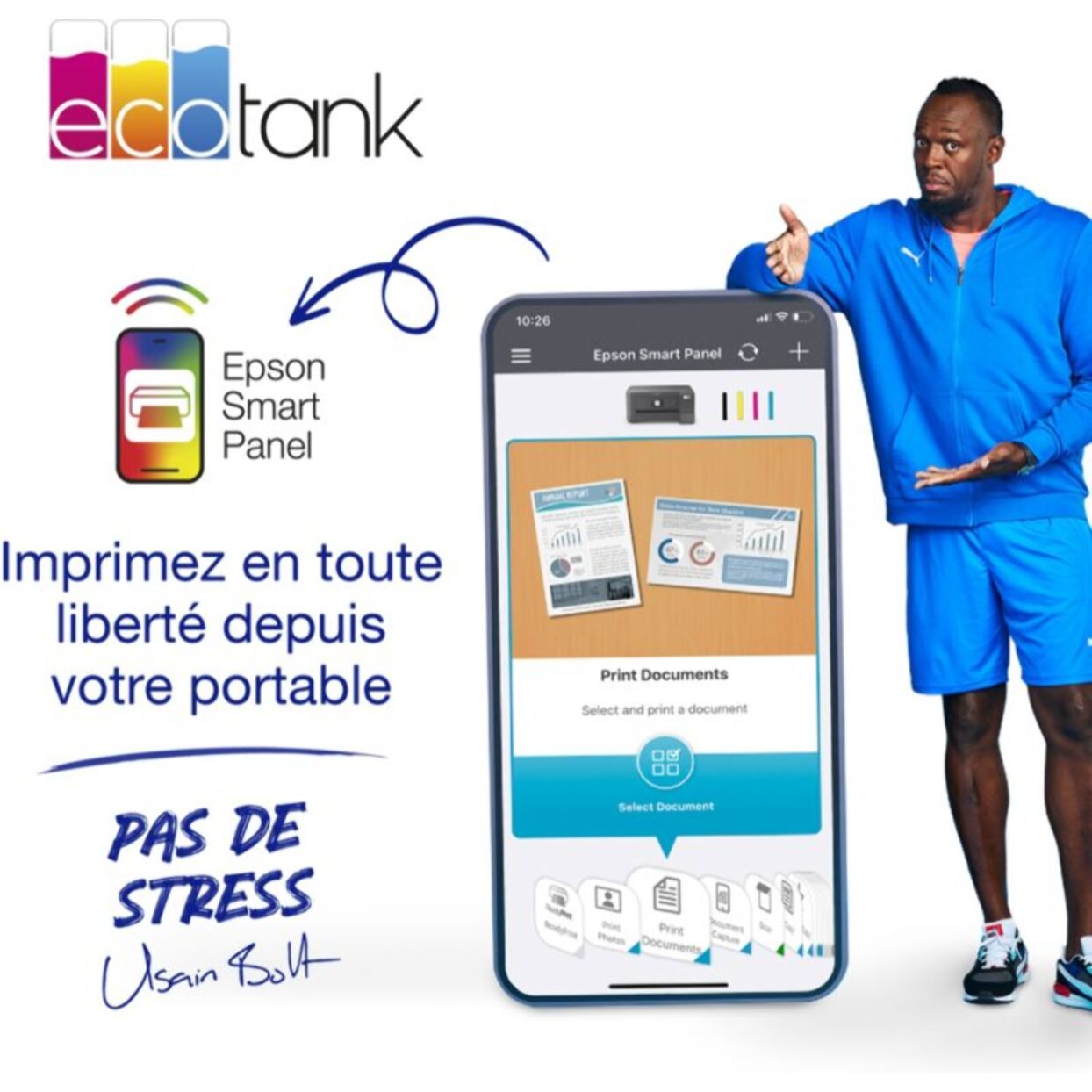 Imprimante jet d'encre EPSON EcoTank ET-1810