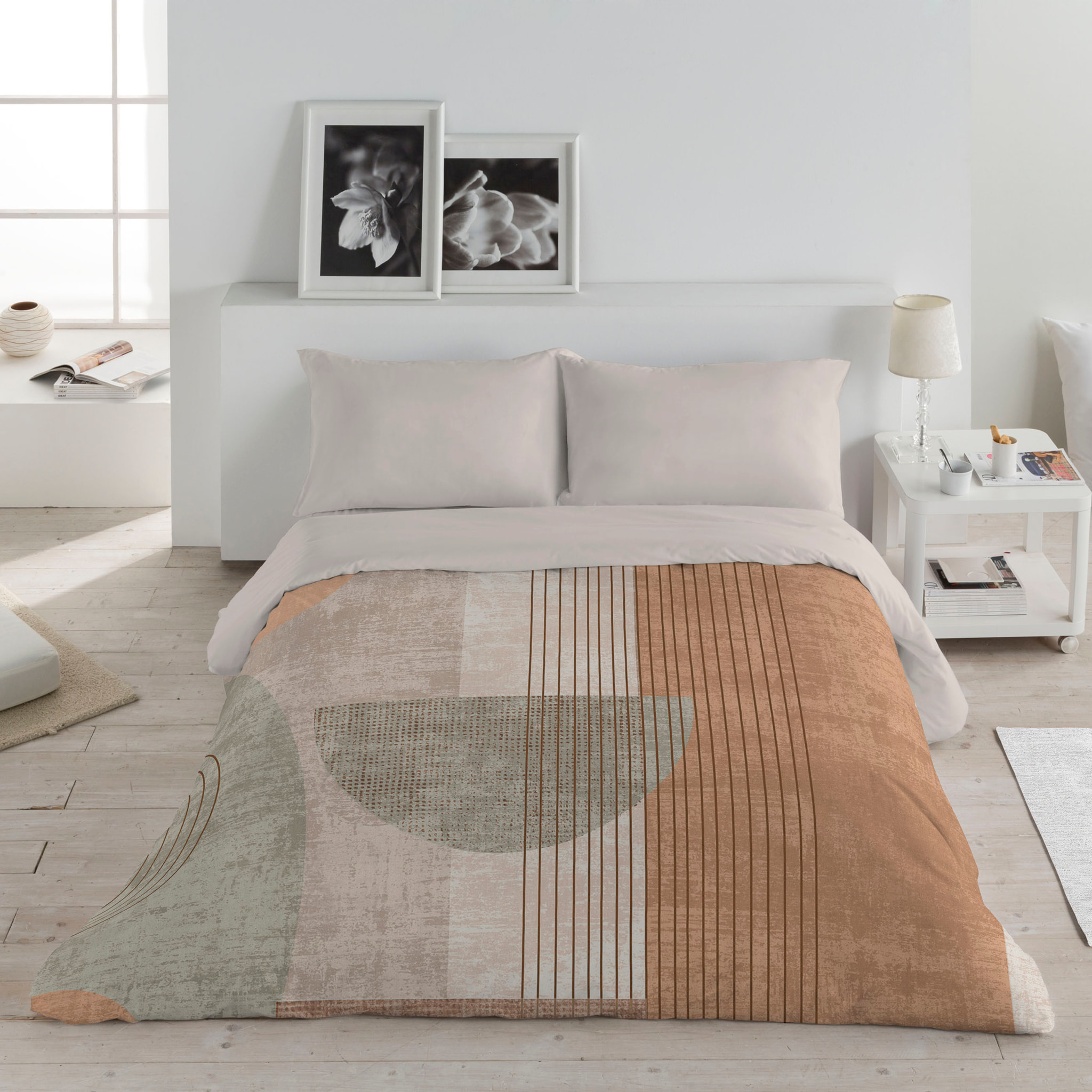 Funda Nórdica Estampada 2/3 piezas - 100% Microfibra Poliéster - Half Oval