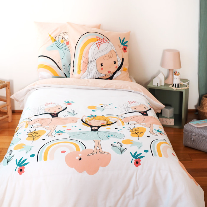 Parure de couette enfant polycoton lola