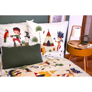 Parure de lit enfant 100% coton - Pirate