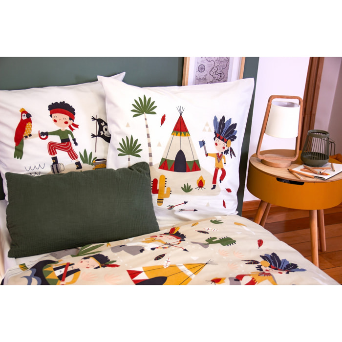 Parure de lit enfant 100% coton - Pirate