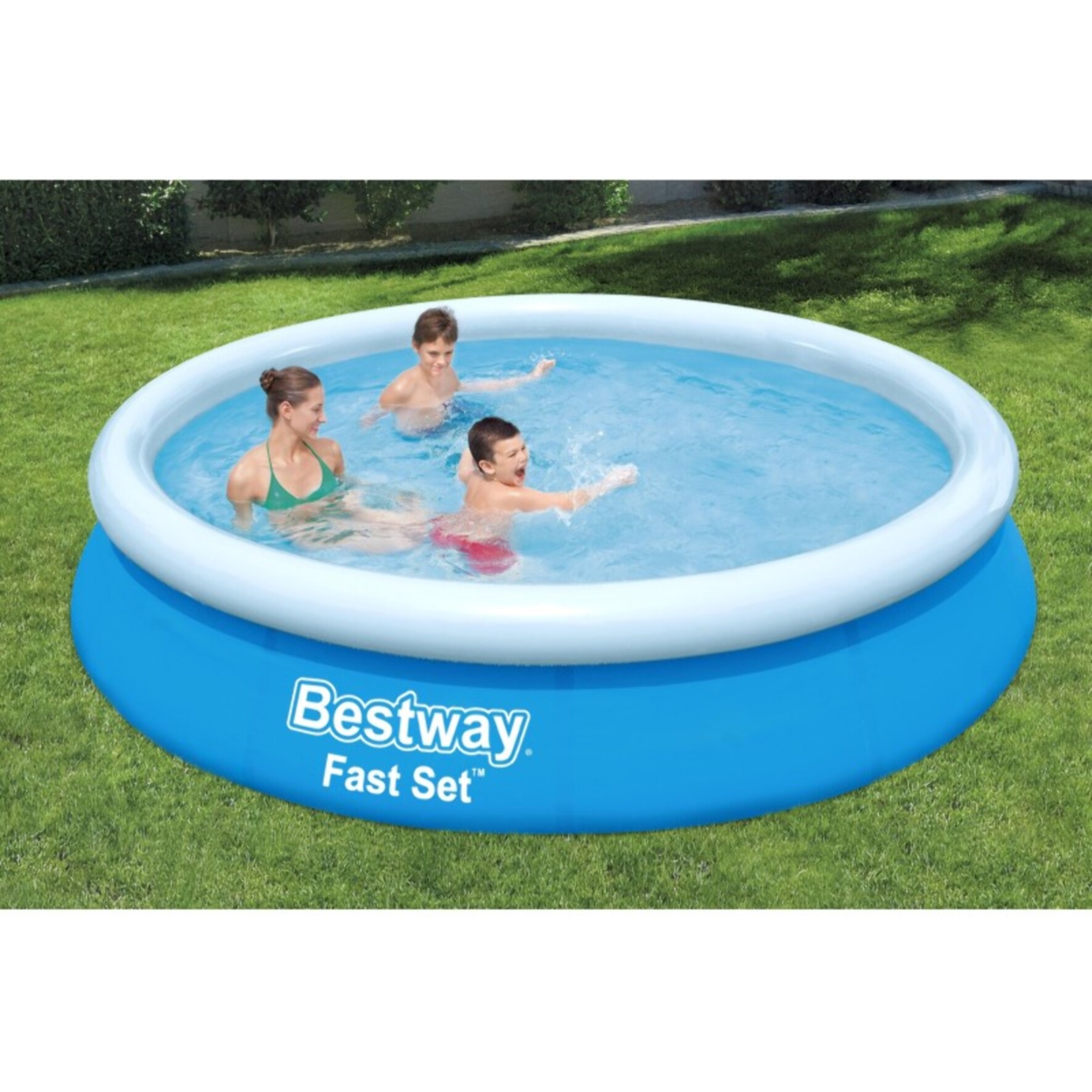Bestway Piscine autoportante Ronde Fast Set 366 x 76 cm