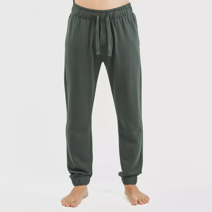 Pantalón largo básico deportivo verde menta