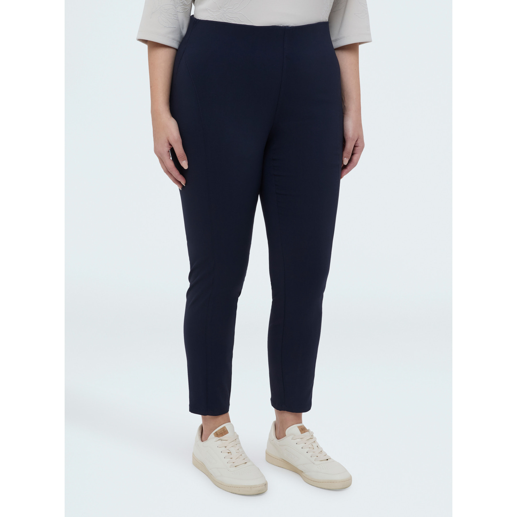 Fiorella Rubino - Pantalones Jeggings con elástico en la cintura - Azul