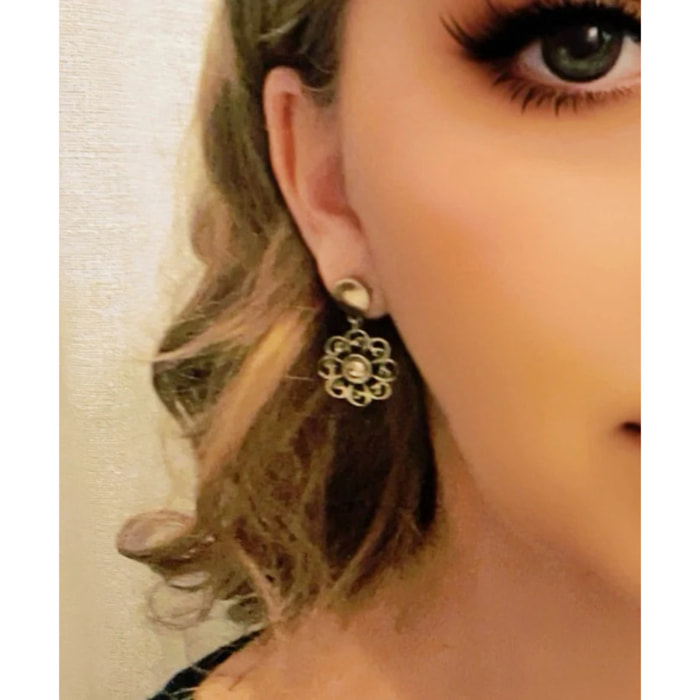 Pendine Aurea en dorado filigrana