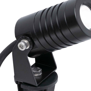 BALDER LED Projecteur avec piquet noire