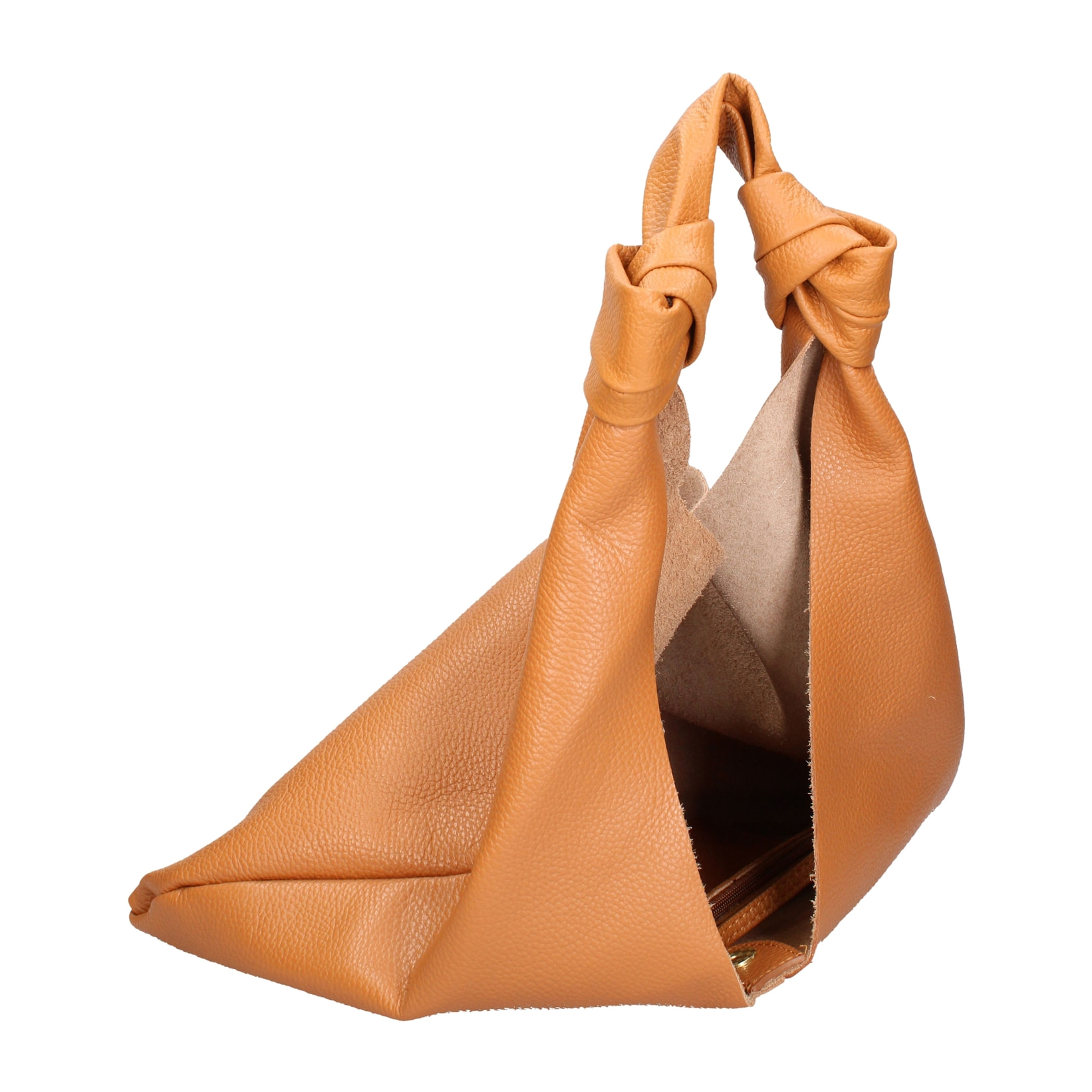 Borsa a spalla da donna In Vera pelle Made in Italy 40x42x2 cm