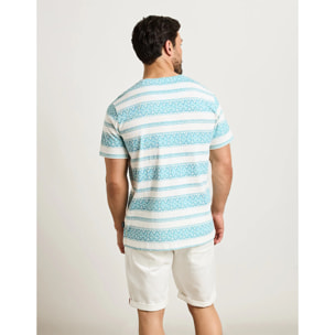 Camiseta Manga Corta Turquesa - Ilovix