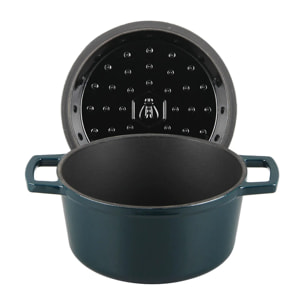 Cocotte ronde en fonte émaillée