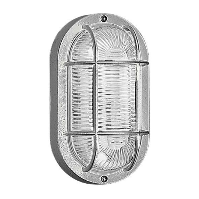 Lampada da parete e plafoniera in nylon con vetro