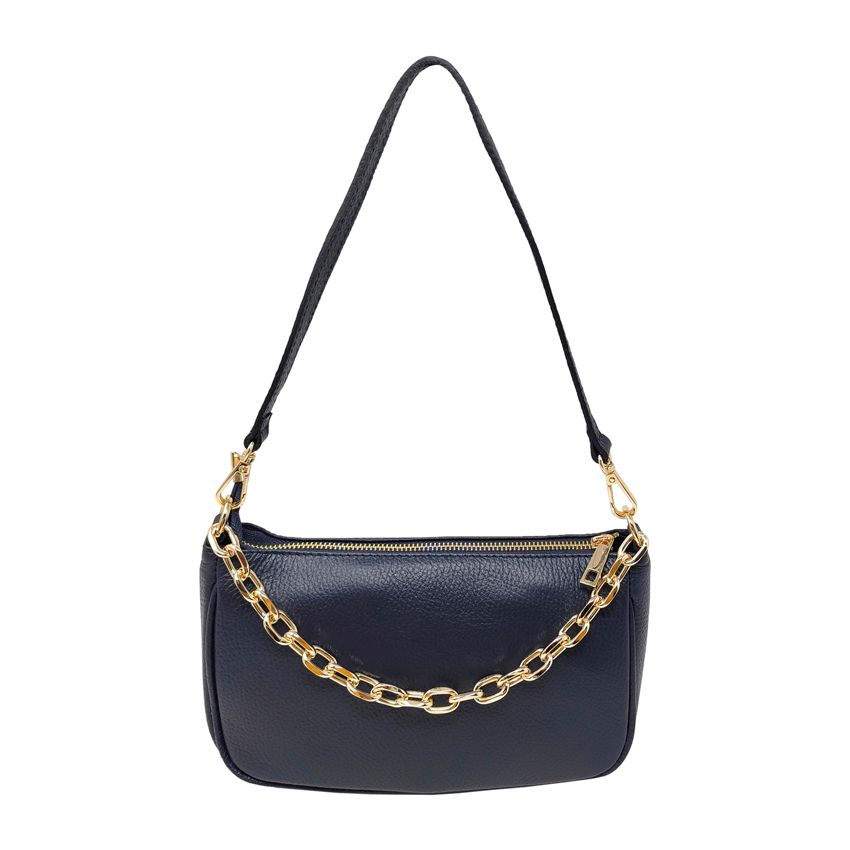 Borsetta a Tracolla Clutch in Vera Pelle Made in Italy