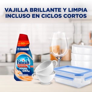 Finish All in 1 Max Anti Olor Gel Lavavajillas 100 lavados (2x50 dosis)