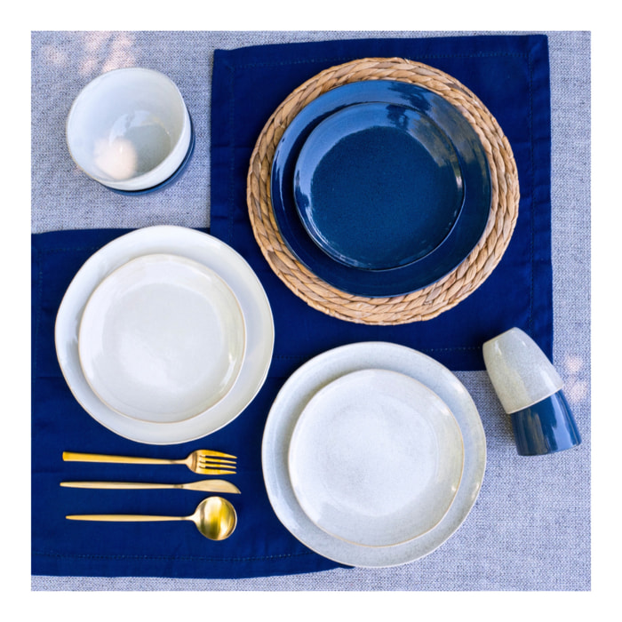 Lot de 6 assiettes à dessert, OIA