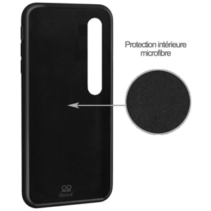 Coque IBROZ Xiaomi Mi 10 Liquid Silicone noir