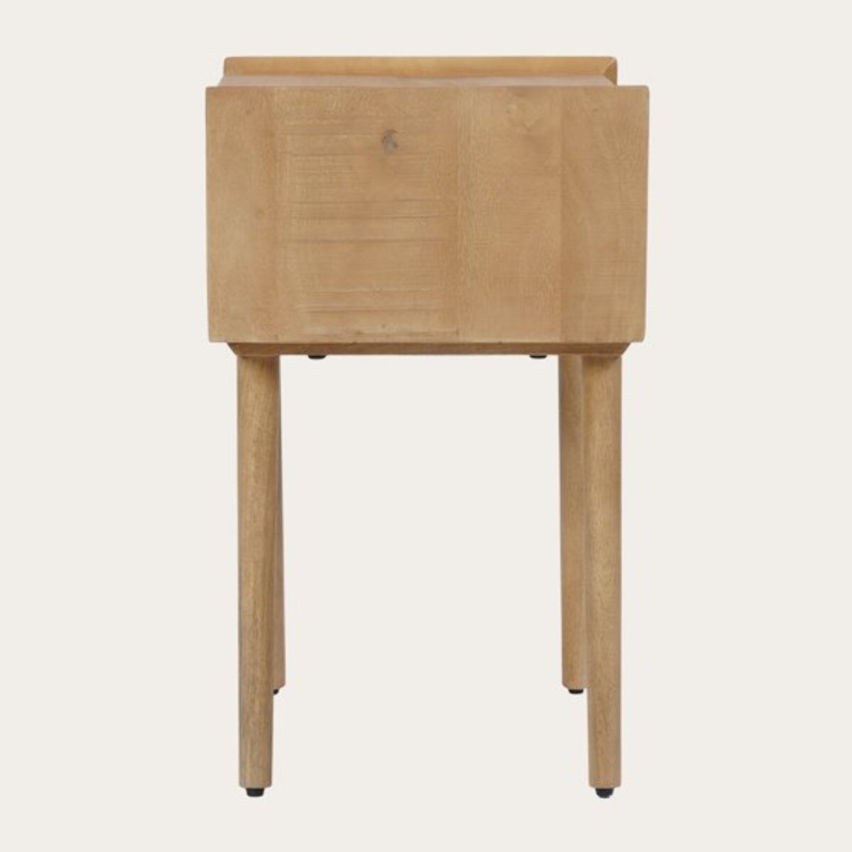 Table de chevet Malika -bois massif de mangue-couleur catuai 40 x 61 x 38 cm