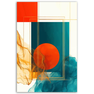Tableau art geometrique 70s Chromatic Seventies VII Tableau alu Dibond