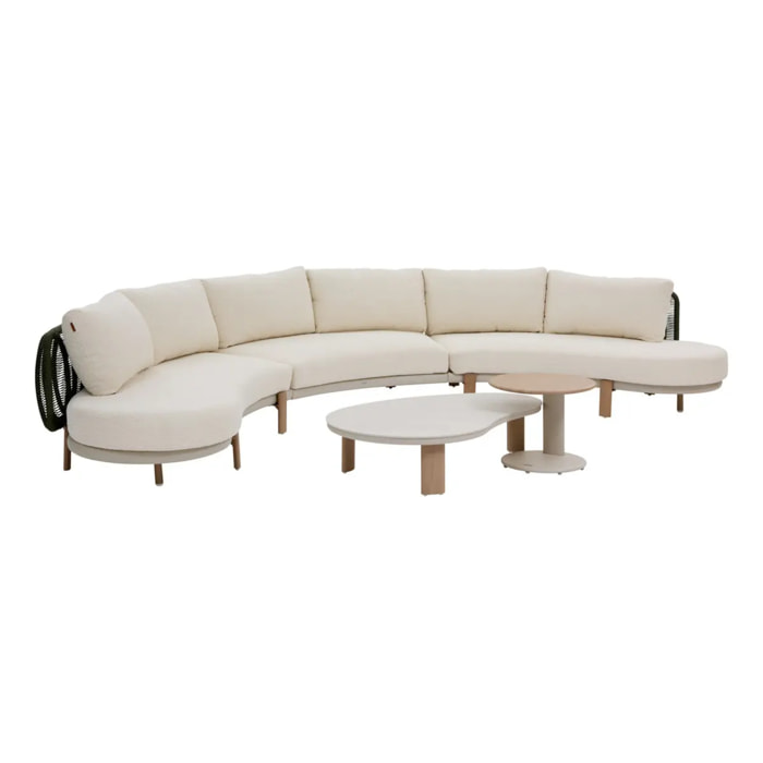 Salon de jardin Mylore 6 places argile