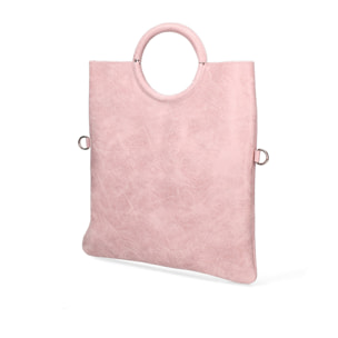 Borsa a mano da donna Made in Italy - Modello Velvet - 100% pelle scamosciata - 29.0 x 30.0 x 1.0 cm