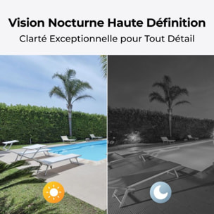 Caméra de surveillance REOLINK G330 Blanche + panneau solaire