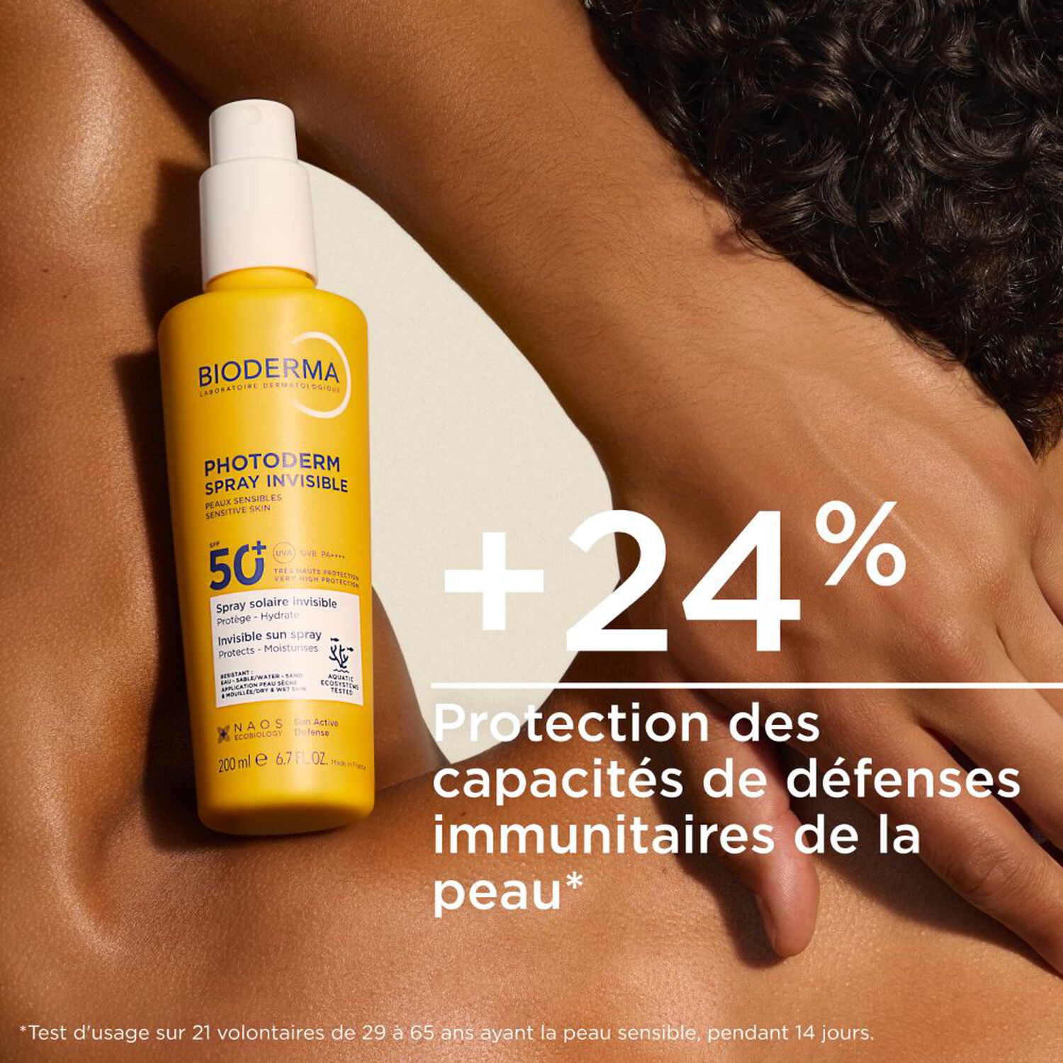 Photoderm SPF50+  - Spray solaire Hydrant Invisible Peaux Sensibles 200 ml