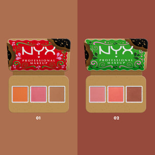 NYX Professional Makeup Palette Blush Buttermelt Edition Limitée Holidays 2024