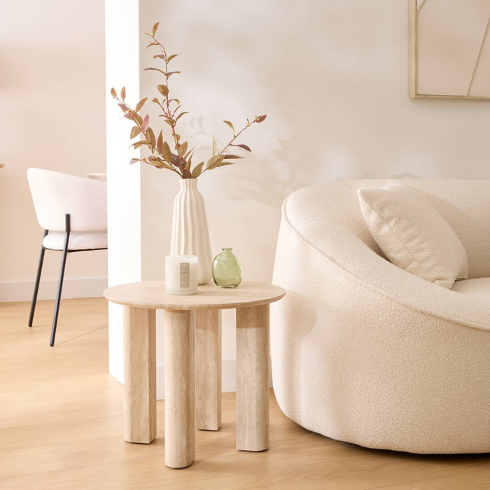 Table d'appoint Anaya beige 50,5x50,5cm