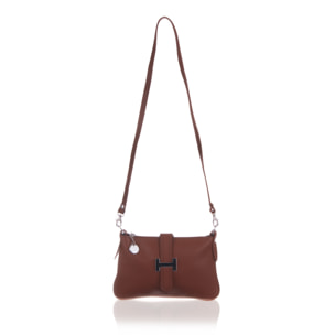 Allerona Bolso bandolera Mujer.Piel auténtica Dollaro