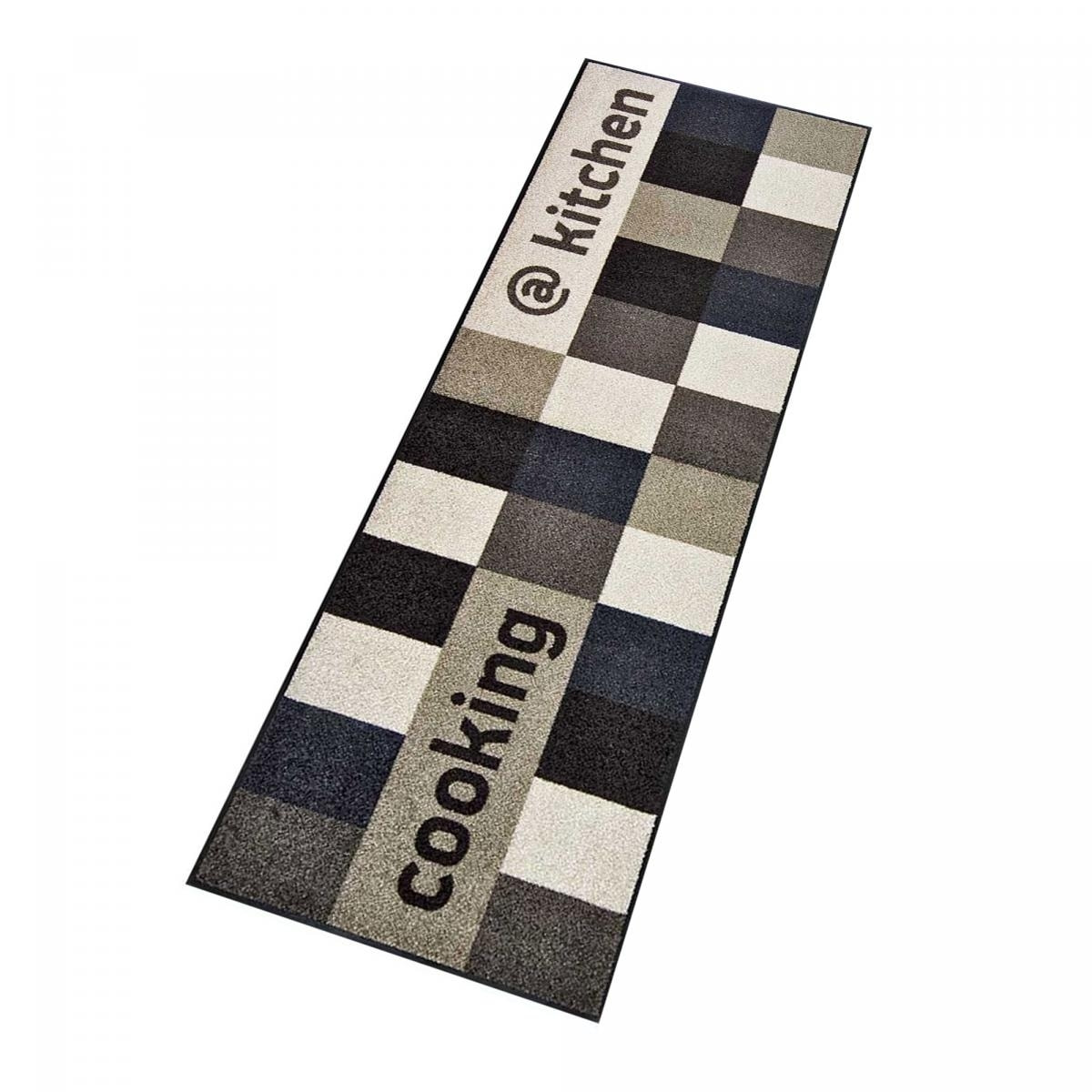 Tapis de cuisine motif géométrique ROGO